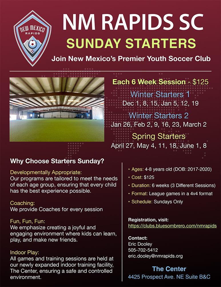 RRSC Starters Flyer 091624