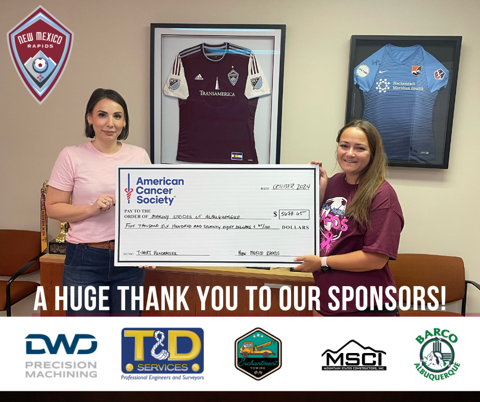 NM Rapids SC Breast Cancer Drive 24