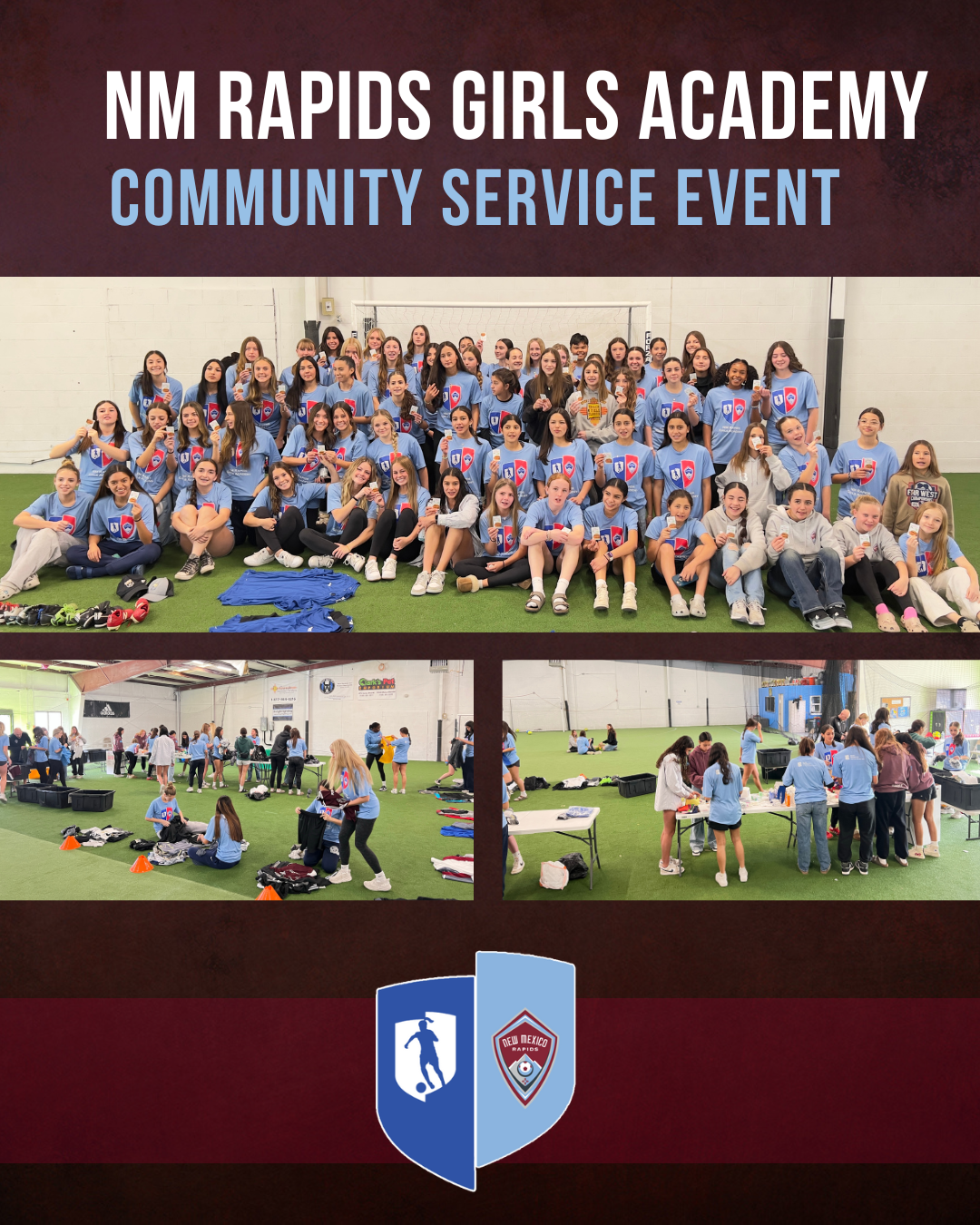 NM Rapids Girls Academy Community Service